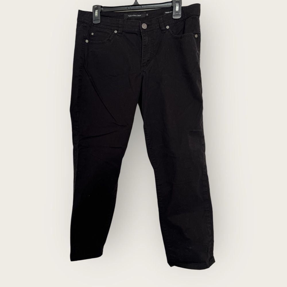Black Calvin Klein Jeans size 12, skinny crop, NWOT